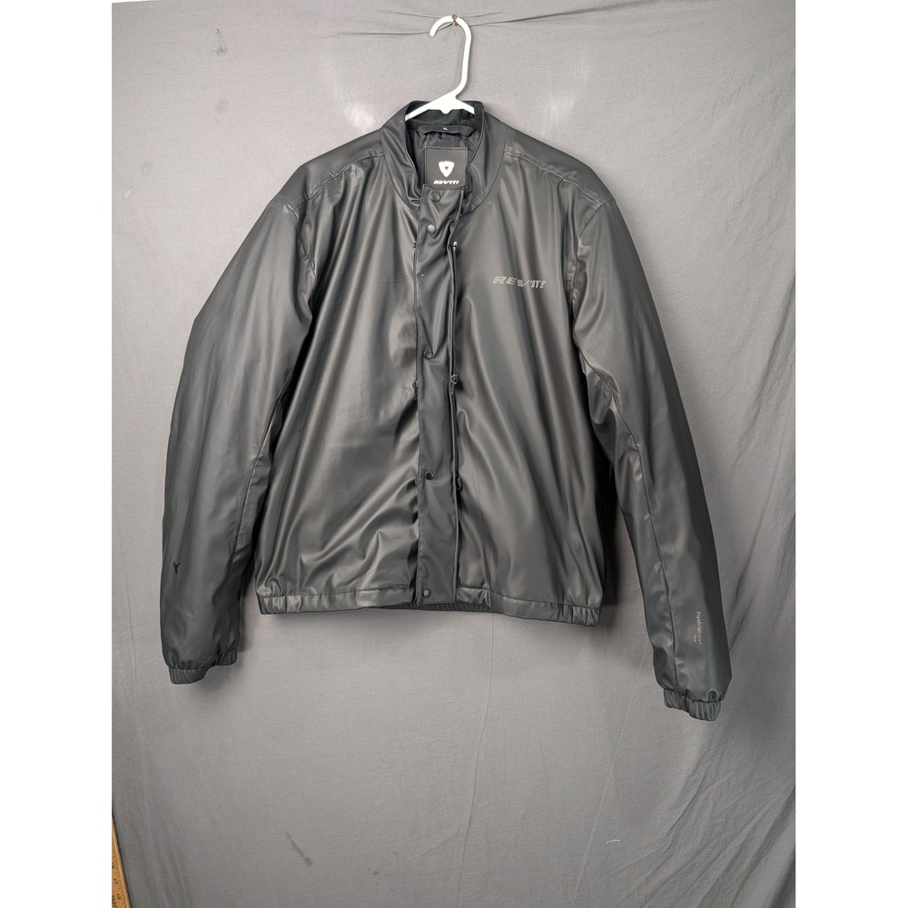 REV'IT! Mens Black Hydratex Motorcycle Jacket XL Sport Touring Riding Gear